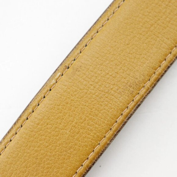 HERMES H belt belt vintage black Calfskin/Plated Gold Women main image 8